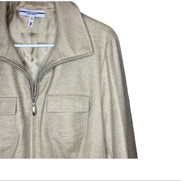 Escada Sport Double Zip Virgin Wool Jacket - Picture 2 of 7